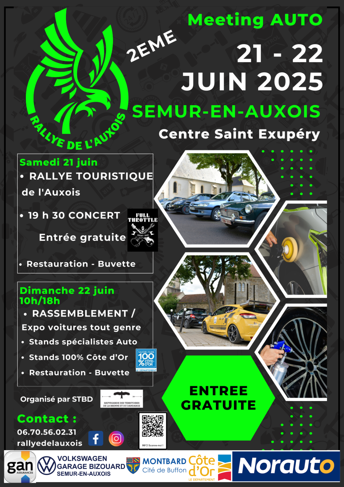 Affiche 2eme rallye de l auxois officielle 7